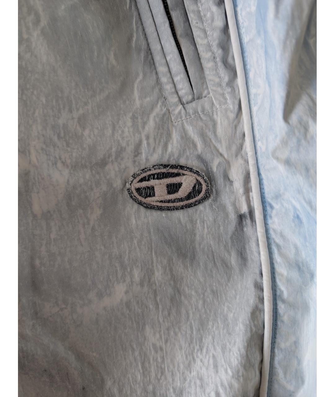 DIESEL Белые полиамидовые повседневные брюки, фото 4