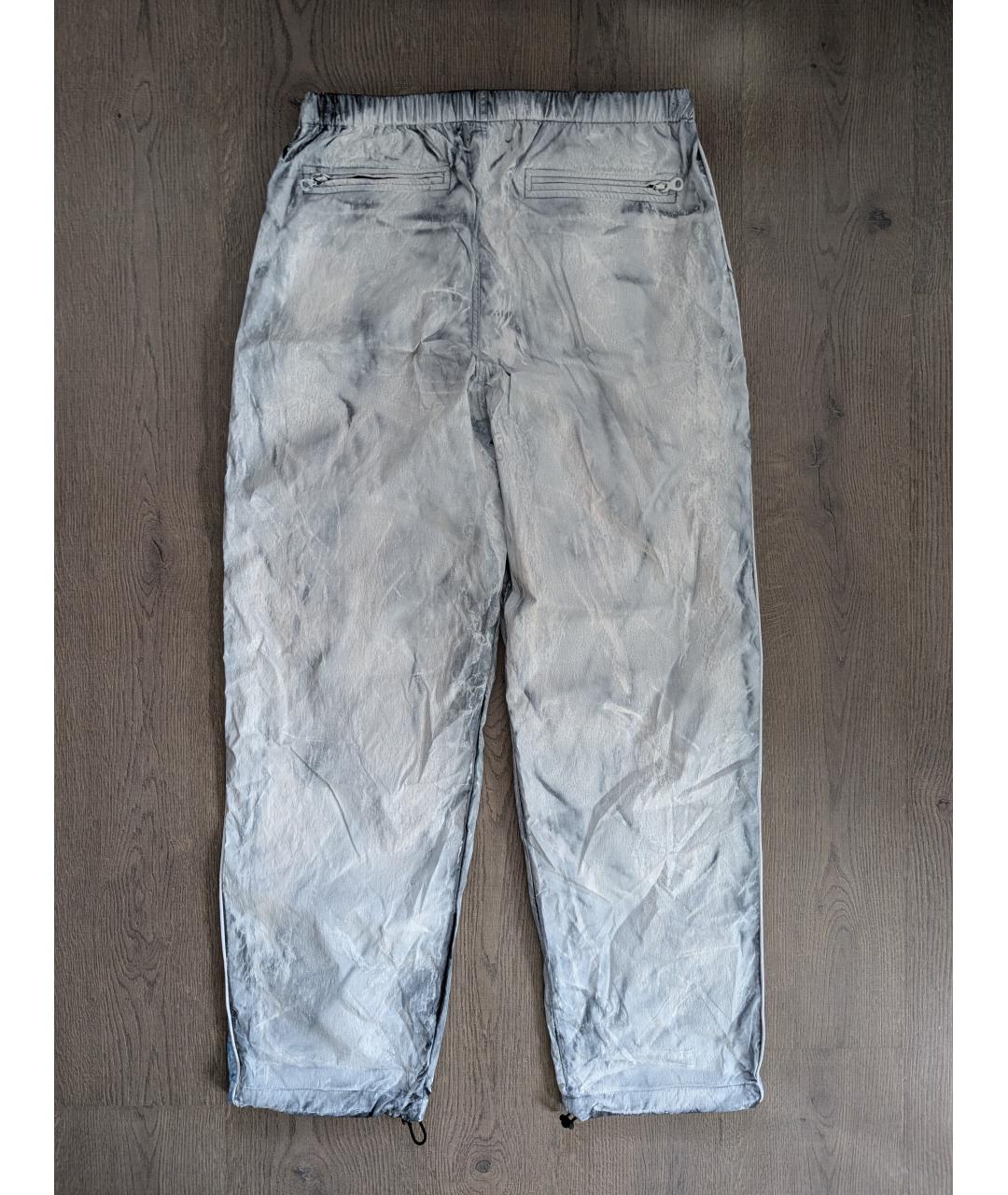 DIESEL Белые полиамидовые повседневные брюки, фото 3