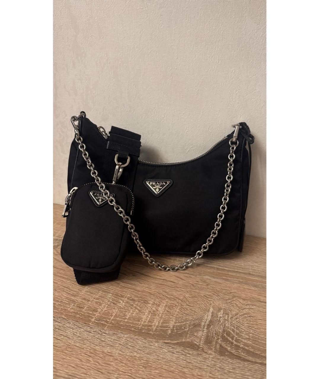 PRADA Черная сумка через плечо, фото 9