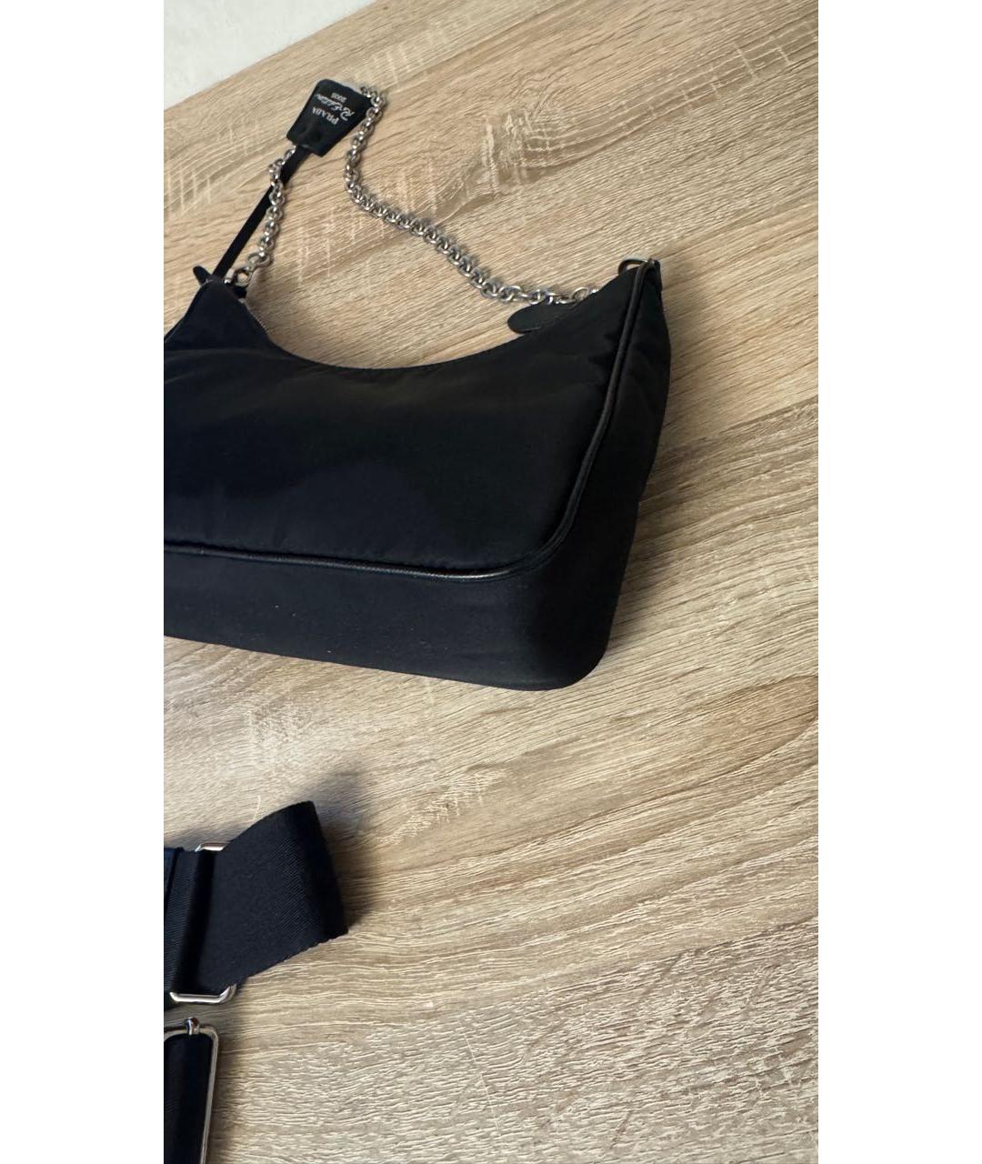 PRADA Черная сумка через плечо, фото 4