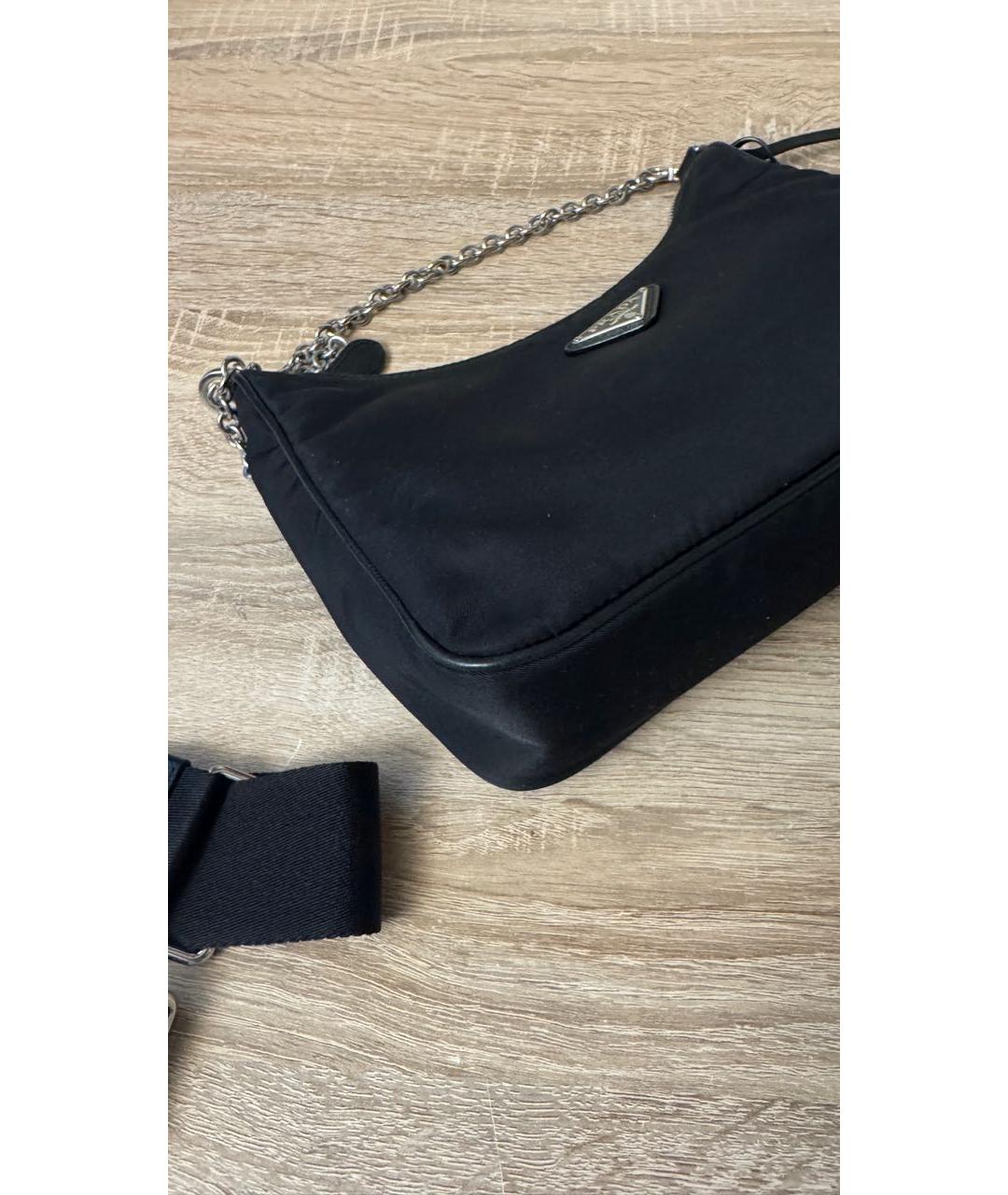 PRADA Черная сумка через плечо, фото 7