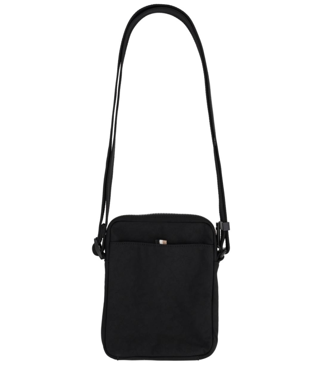 HUGO BOSS Черная тканевая сумка на плечо, фото 2