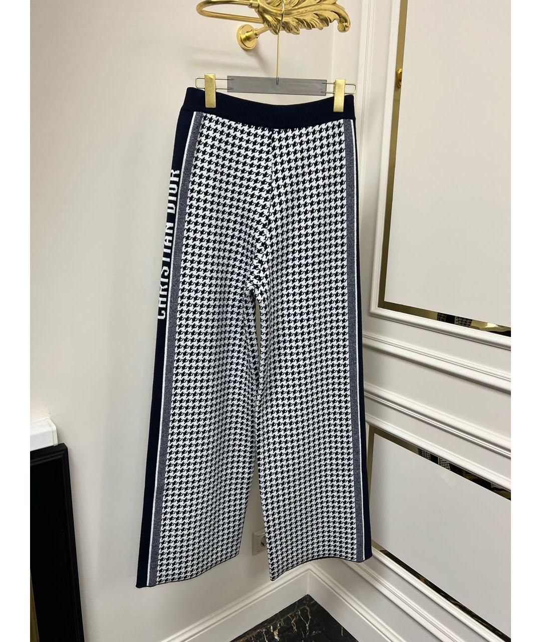 CHRISTIAN DIOR Мульти брюки широкие, фото 4
