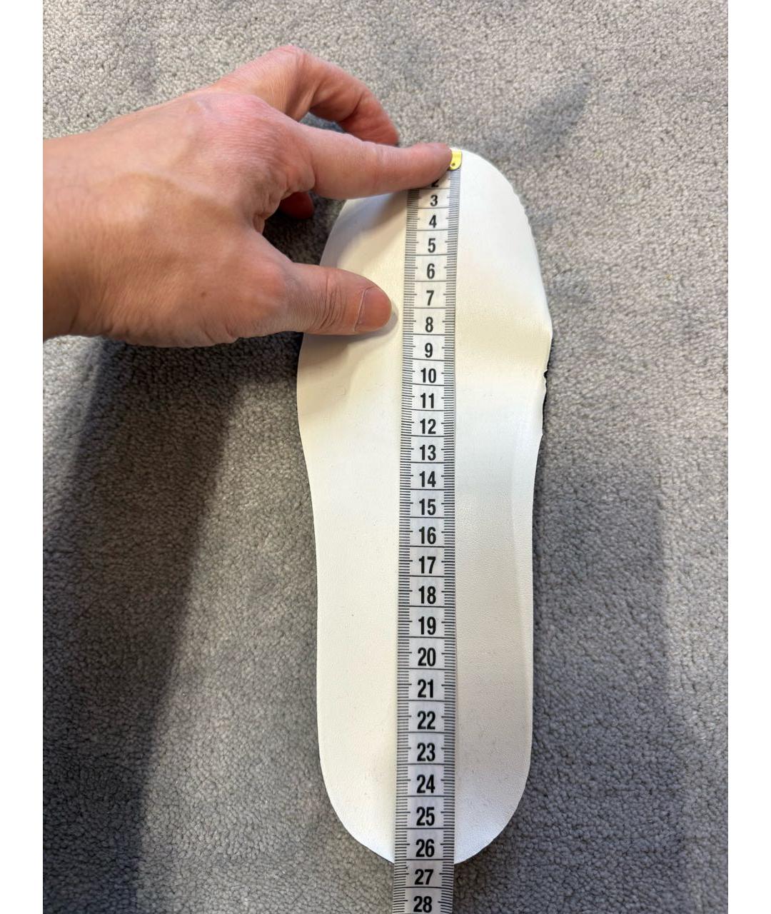 BOTTEGA VENETA Белые текстильные ботинки, фото 6