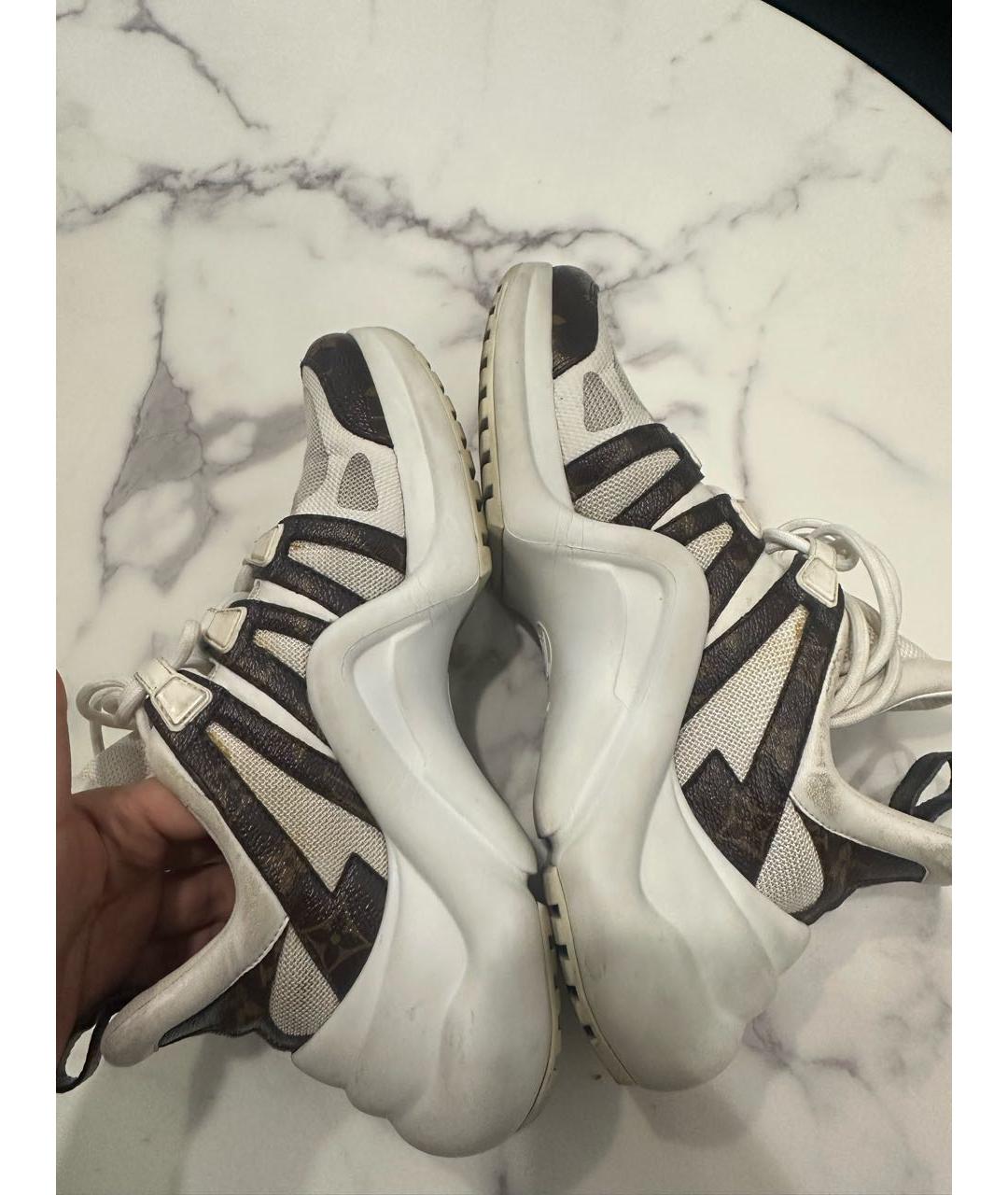 LOUIS VUITTON Мульти текстильные кроссовки, фото 7