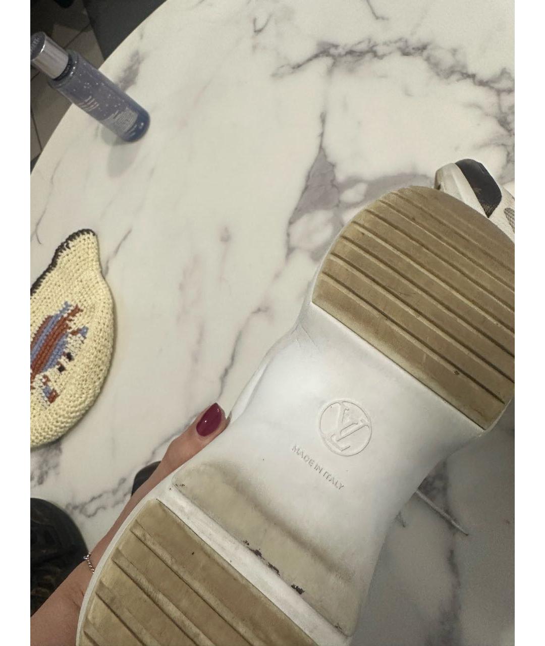 LOUIS VUITTON Мульти текстильные кроссовки, фото 5