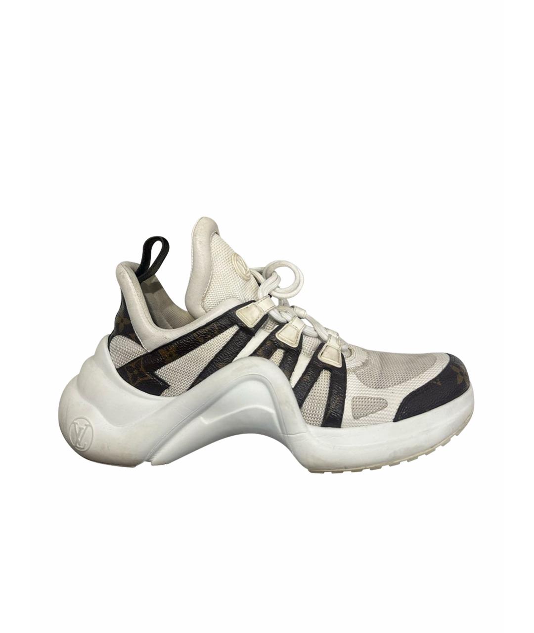 LOUIS VUITTON Мульти текстильные кроссовки, фото 1