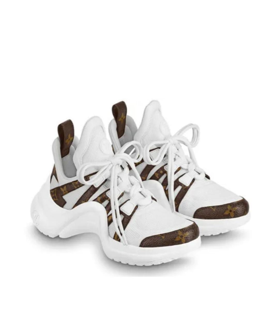 LOUIS VUITTON Мульти текстильные кроссовки, фото 2