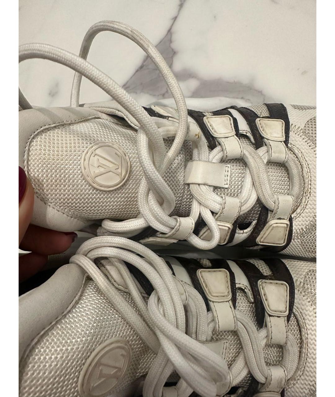 LOUIS VUITTON Мульти текстильные кроссовки, фото 3