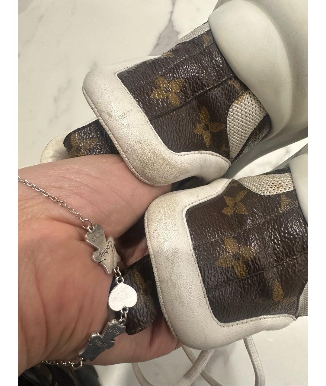 LOUIS VUITTON Мульти текстильные кроссовки, фото 6