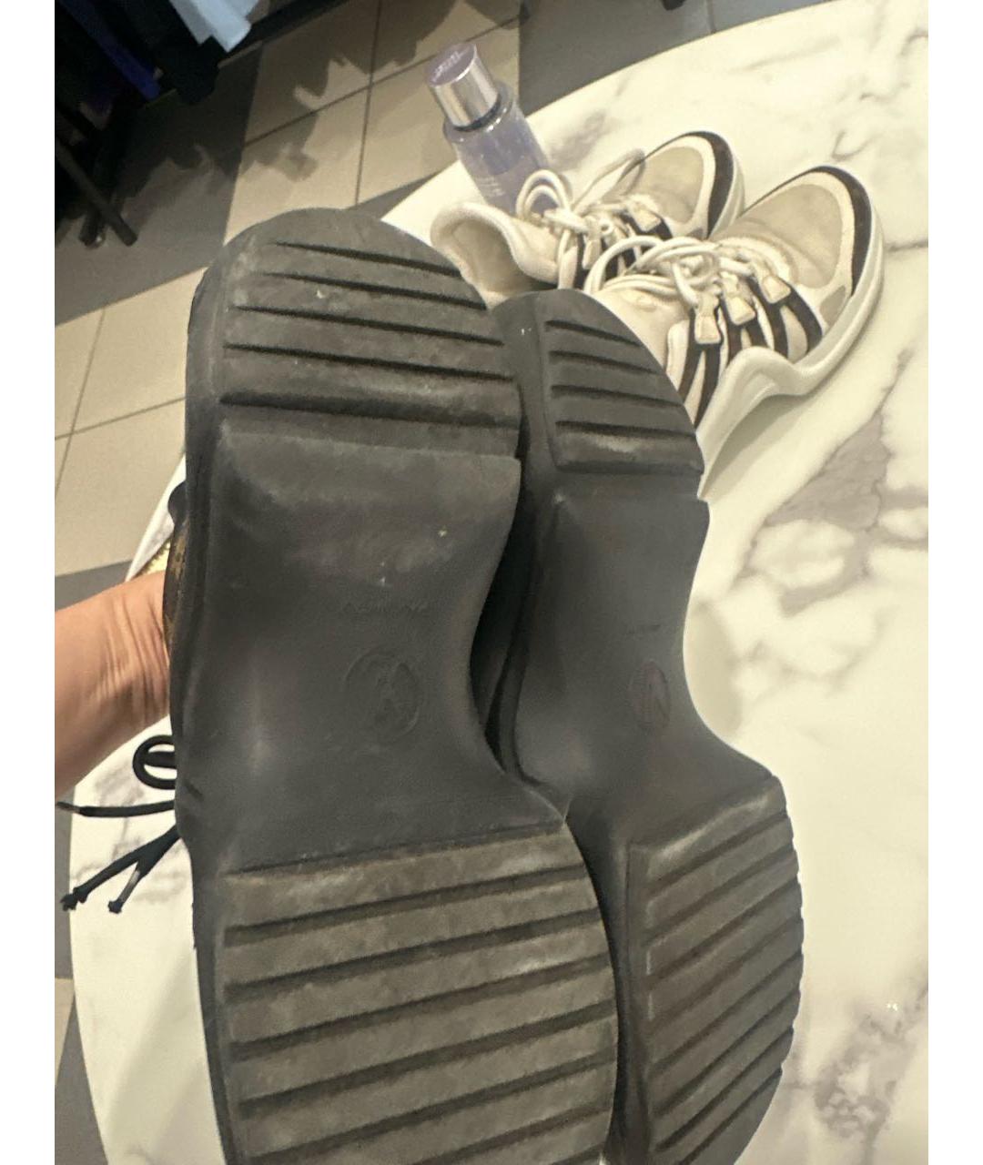 LOUIS VUITTON Черные текстильные кроссовки, фото 6