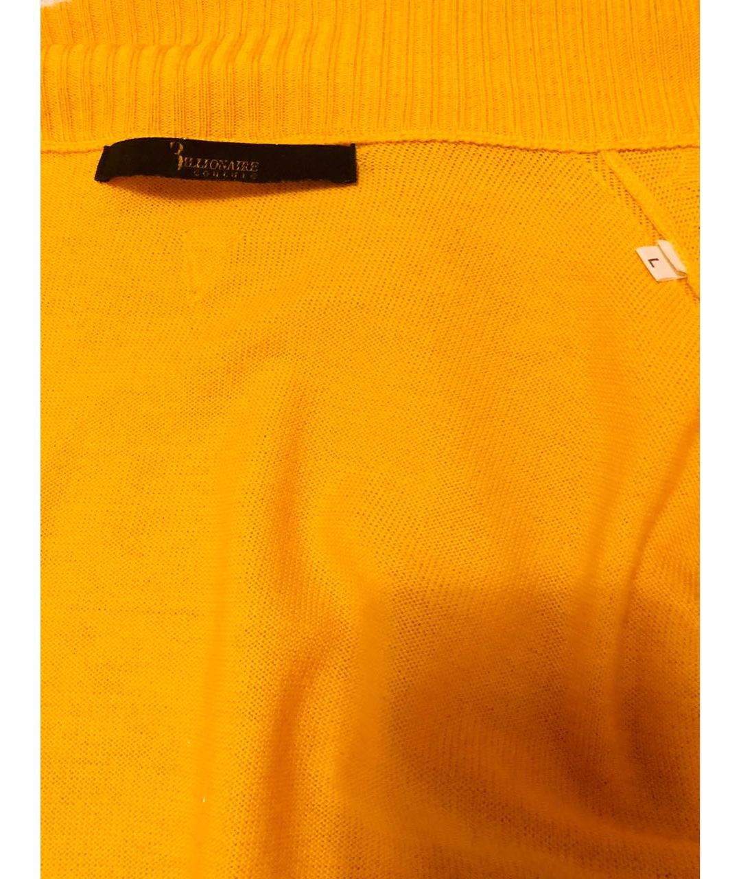 BILLIONAIRE Желтый шерстяной кардиган, фото 3