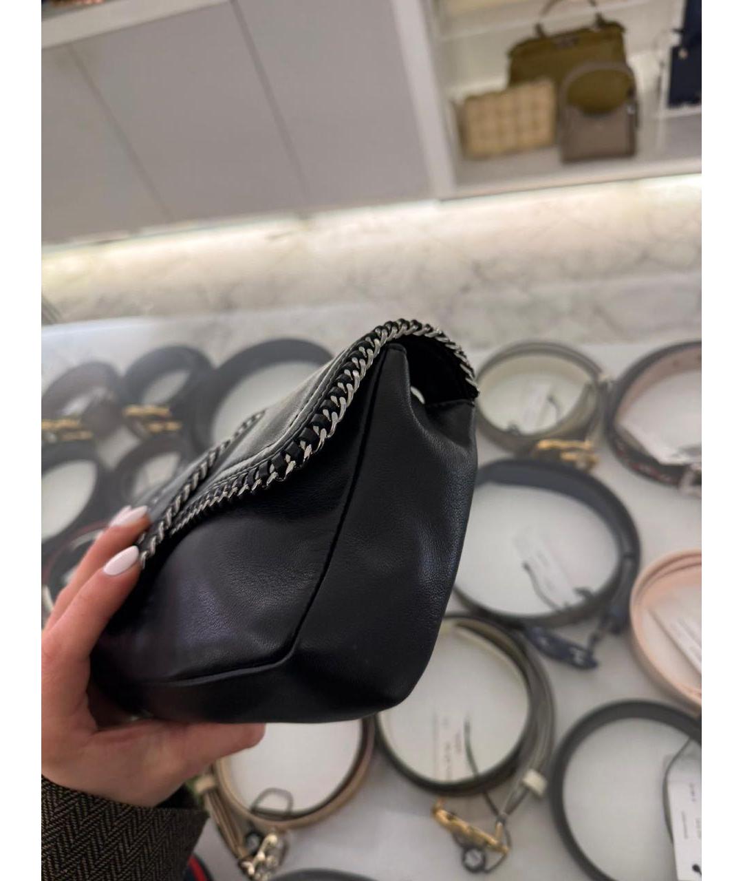 CHANEL Черная кожаная сумка через плечо, фото 7