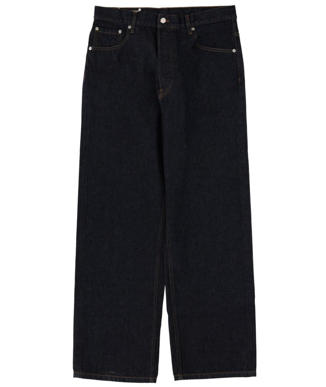 DRIES VAN NOTEN Синие хлопковые повседневные брюки, фото 1