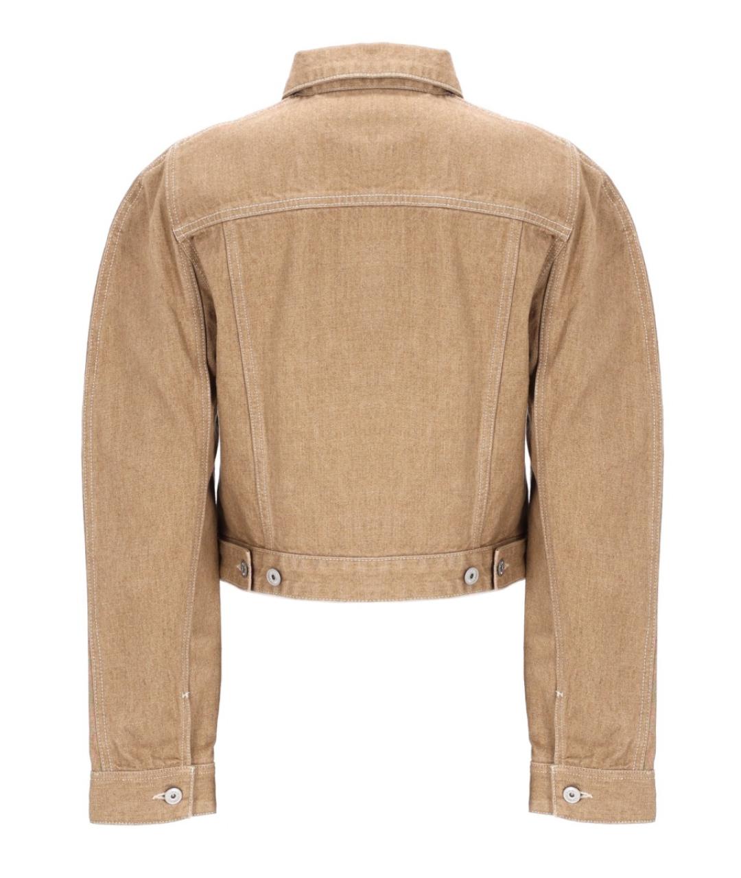 JACQUEMUS Бежевая хлопковая куртка, фото 2