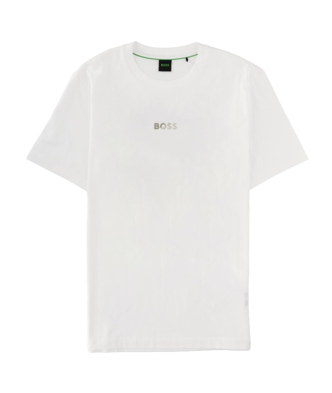 HUGO BOSS Белая хлопковая футболка, фото 1