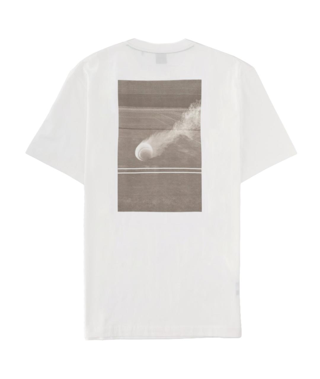 HUGO BOSS Белая хлопковая футболка, фото 2