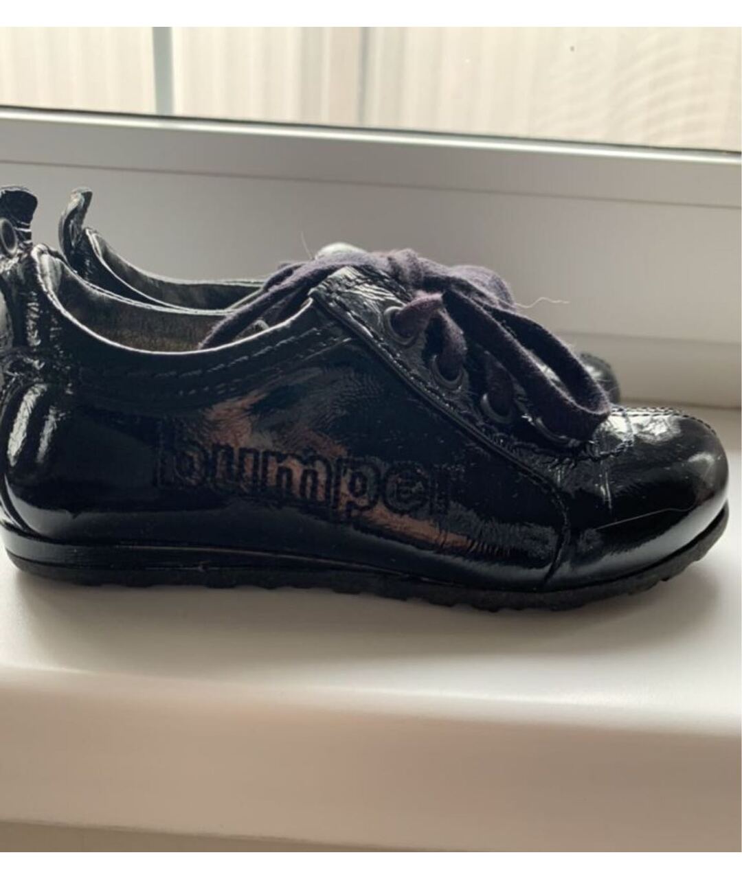 BUMPER Черные ботинки из лакированной кожи, фото 5