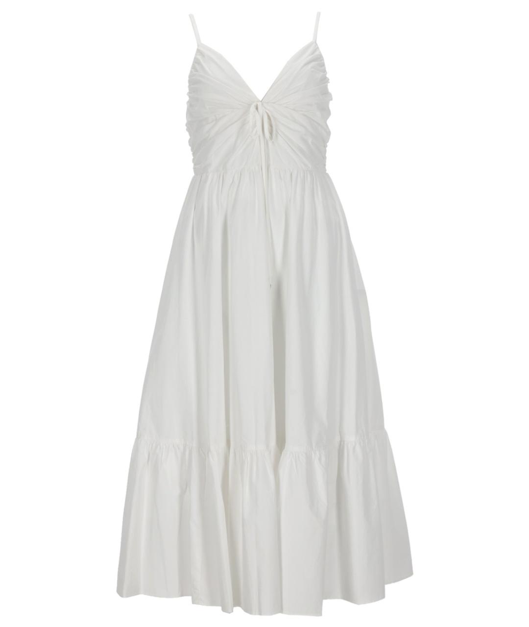 MICHAEL KORS Белое хлопковое повседневное платье, фото 1