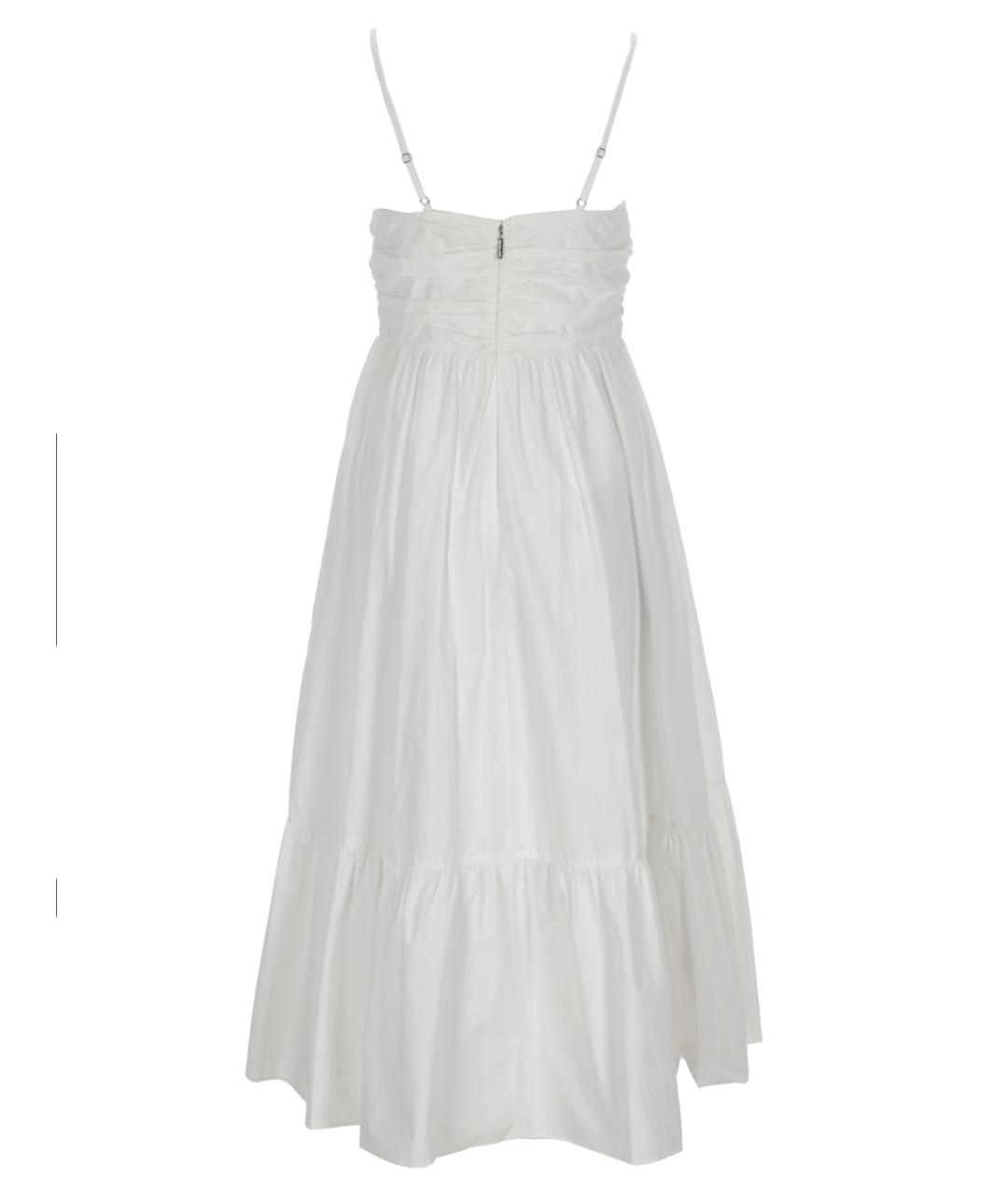 MICHAEL KORS Белое хлопковое повседневное платье, фото 2