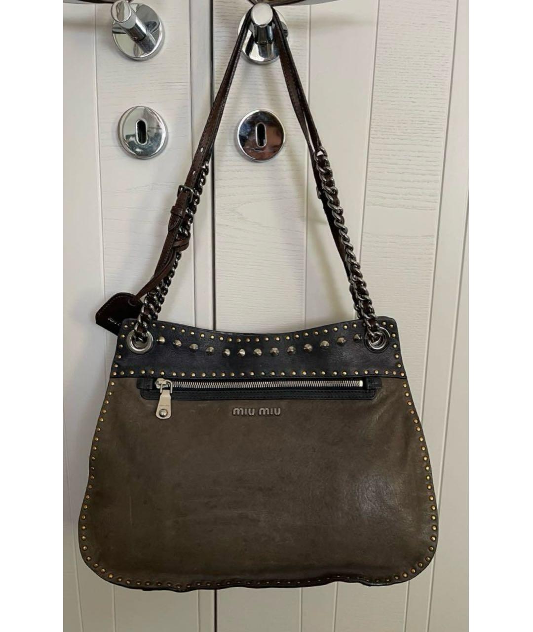 MIU MIU Мульти кожаная сумка через плечо, фото 3