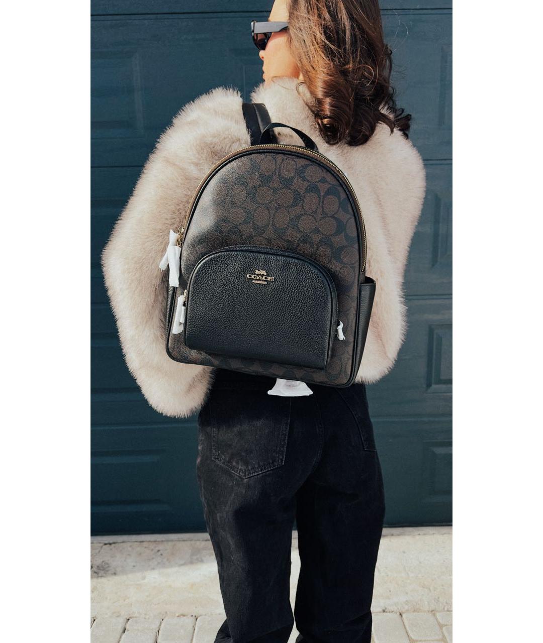 COACH Коричневый рюкзак, фото 6
