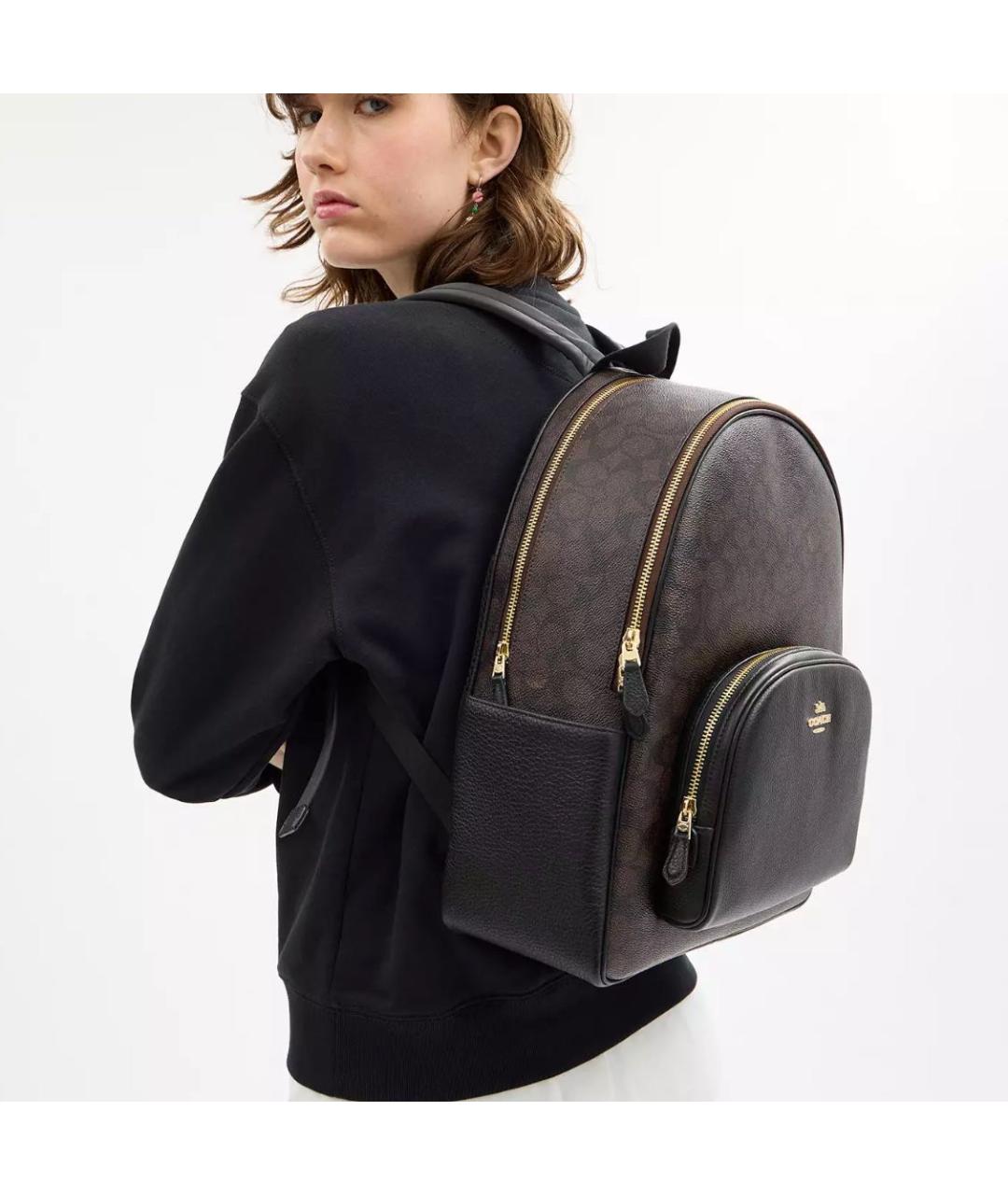 COACH Коричневый рюкзак, фото 3