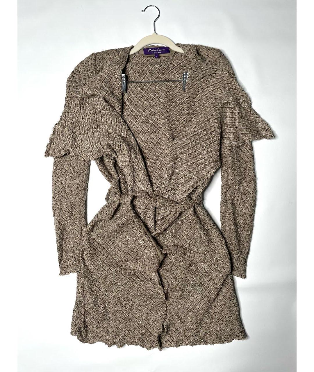 POLO RALPH LAUREN Бежевый хлопковый тренч/плащ, фото 6