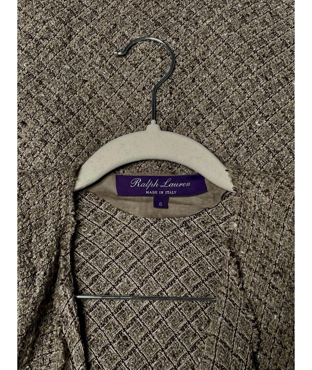 POLO RALPH LAUREN Бежевый хлопковый тренч/плащ, фото 4