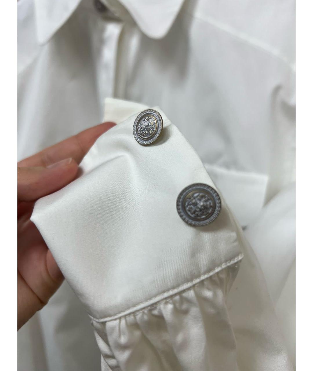 CHANEL Белая шелковая рубашка, фото 3
