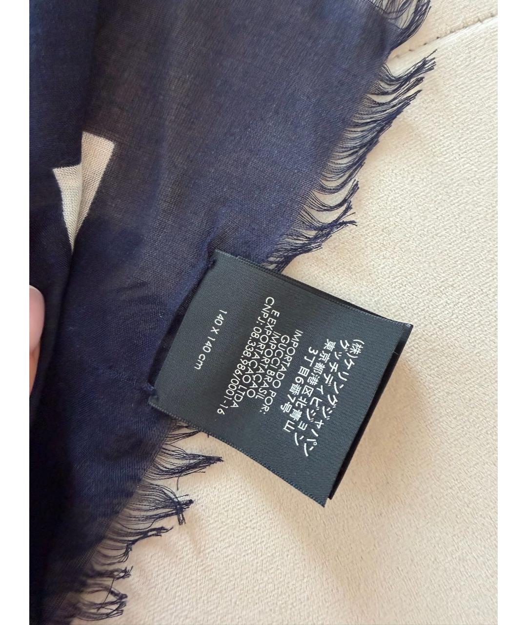 GUCCI Мульти шерстяной платок, фото 4