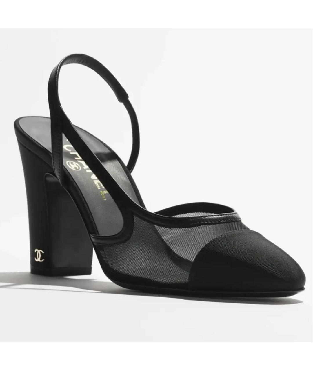 CHANEL Черные туфли, фото 2