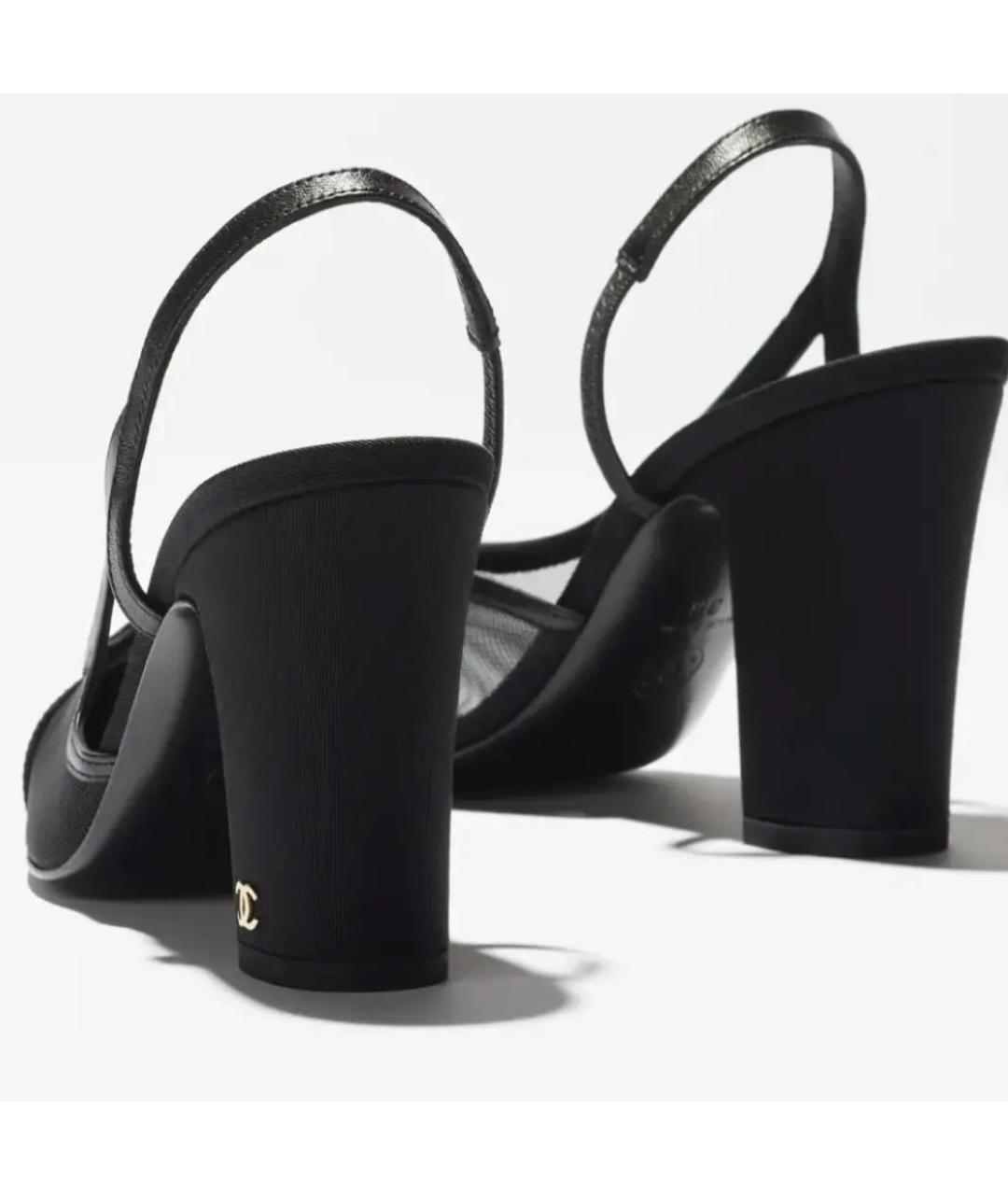 CHANEL Черные туфли, фото 3