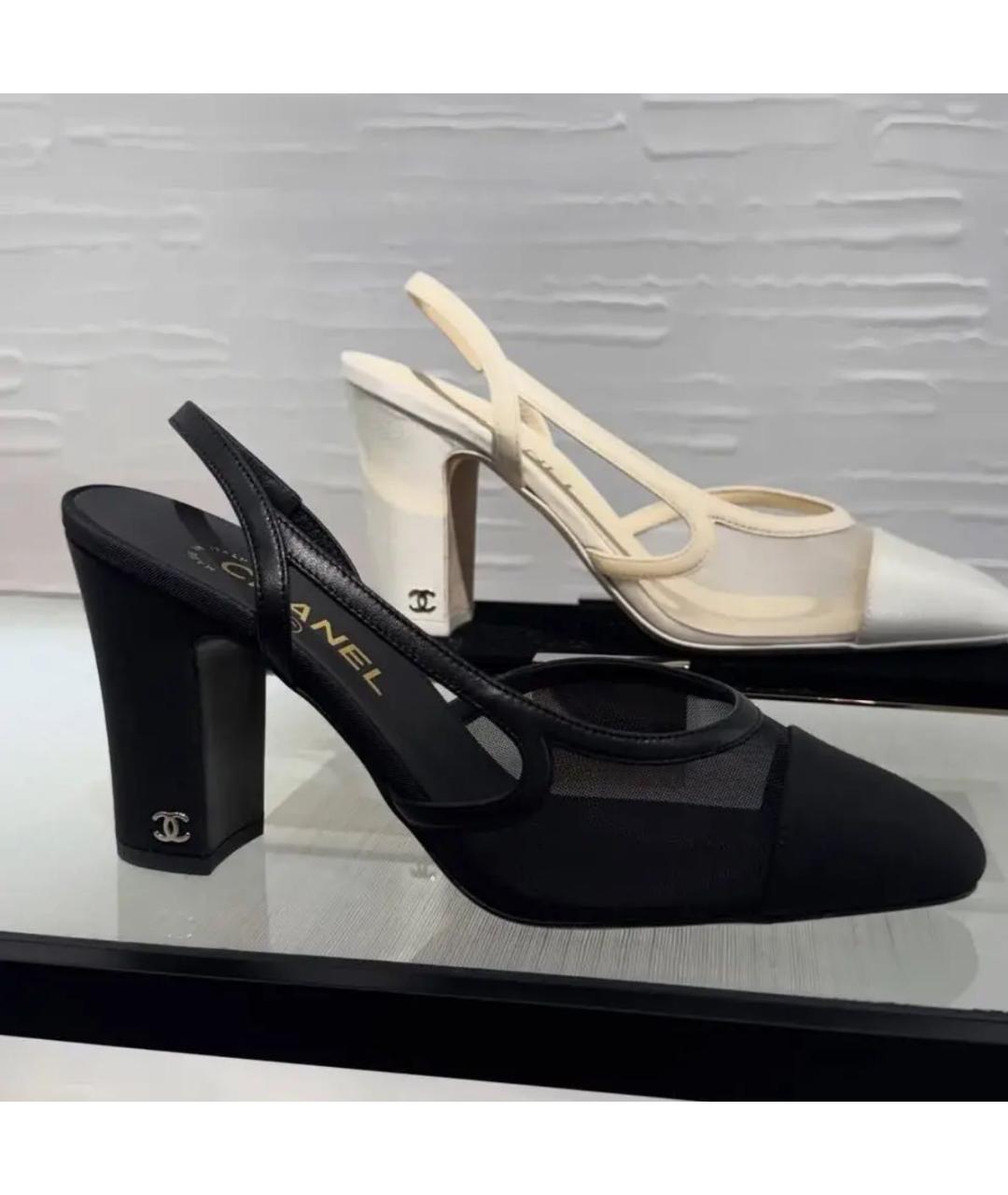 CHANEL Черные туфли, фото 5