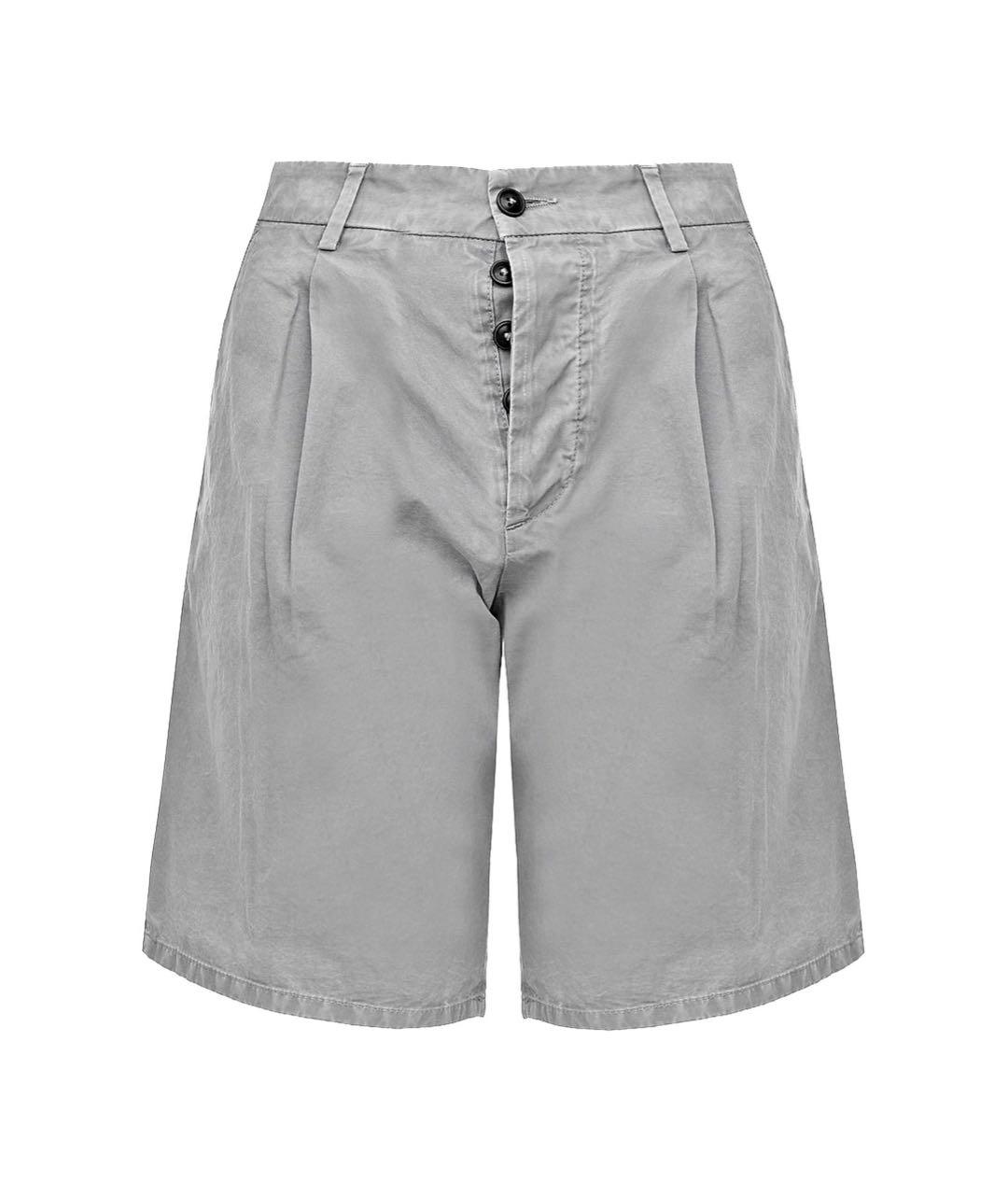 DOLCE&GABBANA Серые хлопковые шорты, фото 1
