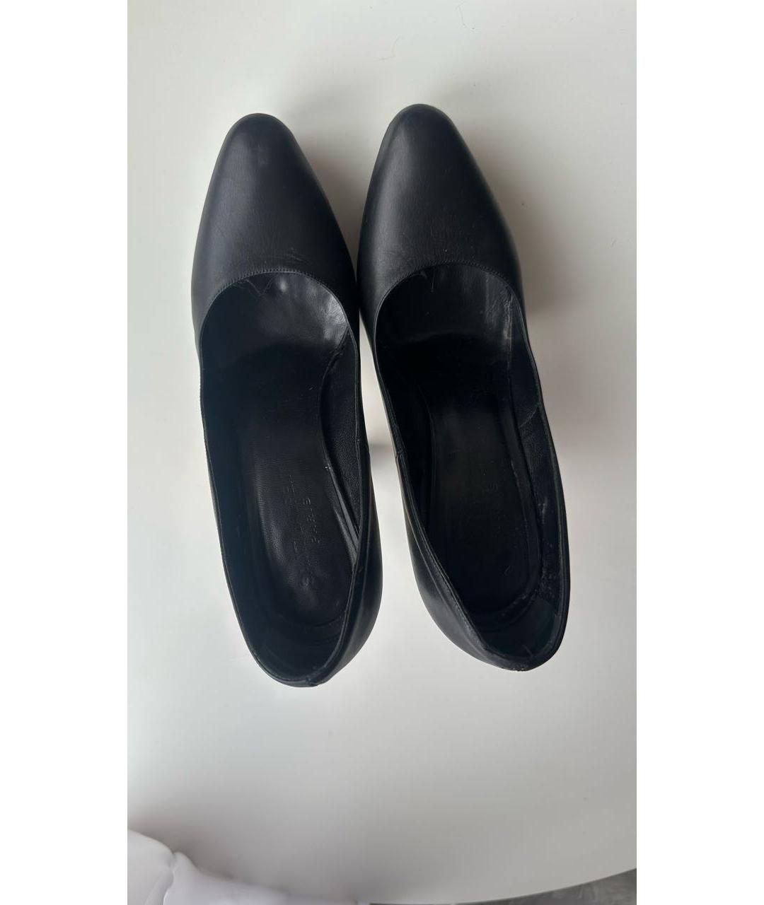 SAINT LAURENT Черные кожаные туфли, фото 3