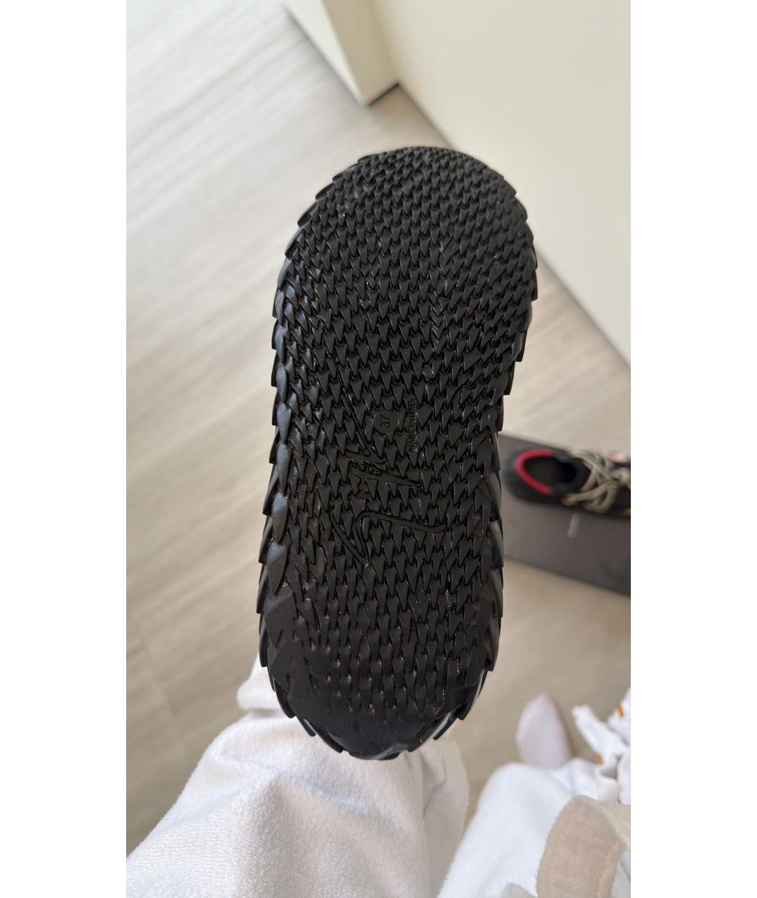 GIUSEPPE ZANOTTI DESIGN Мульти кожаные кеды, фото 4