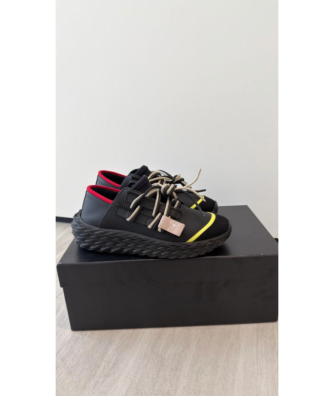 GIUSEPPE ZANOTTI DESIGN Мульти кожаные кеды, фото 5