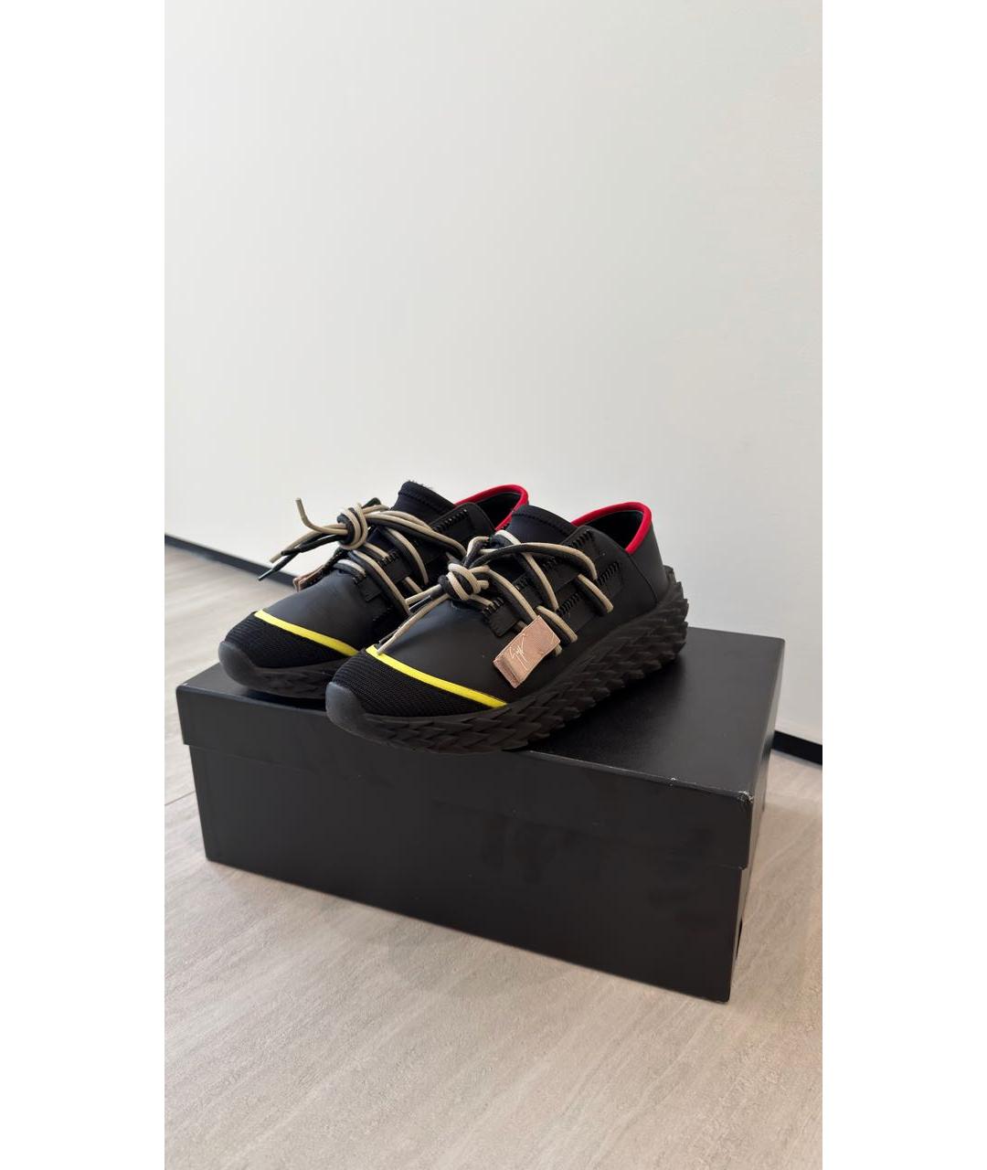 GIUSEPPE ZANOTTI DESIGN Мульти кожаные кеды, фото 2