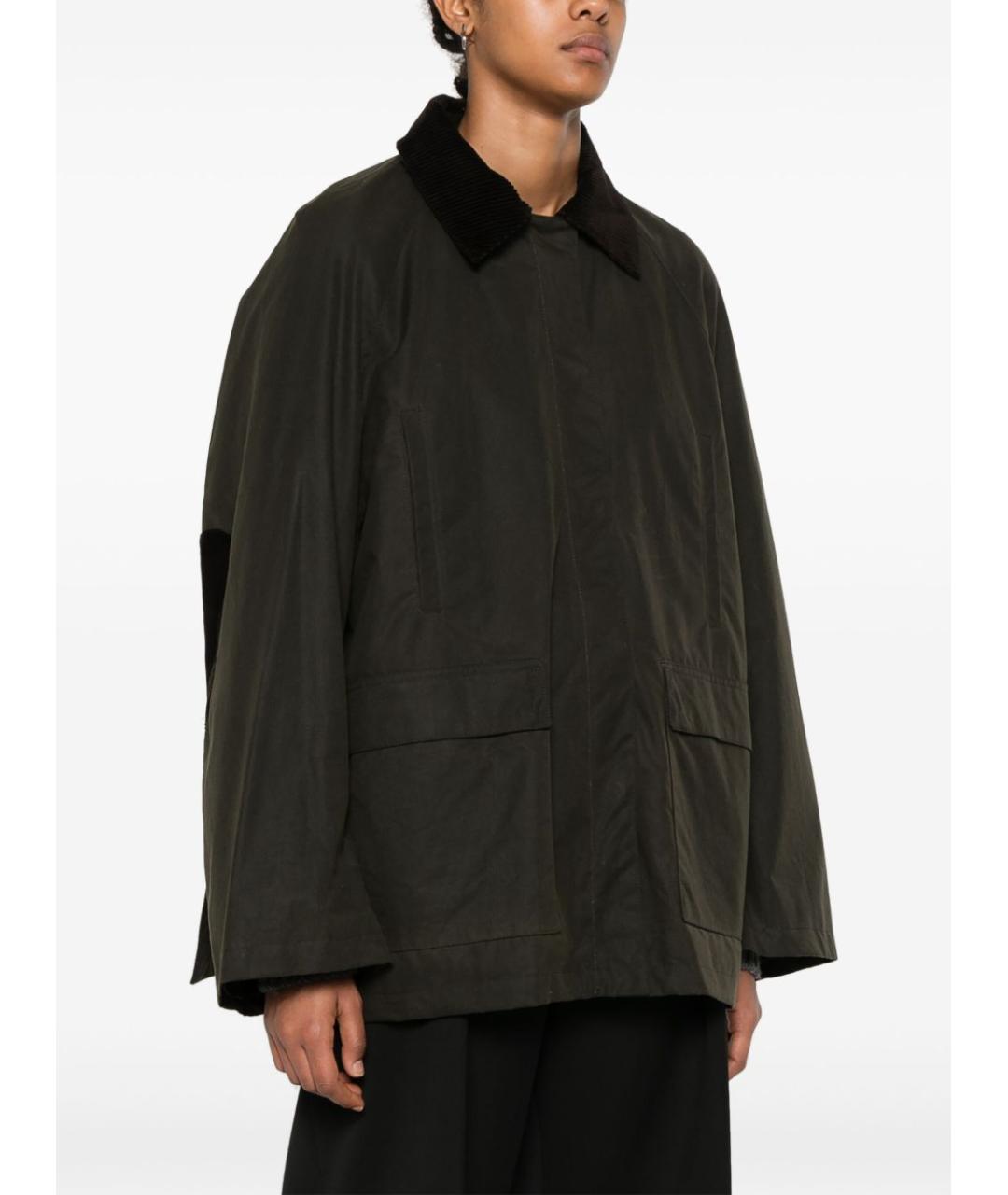 TOTEME Хаки хлопковая куртка, фото 3