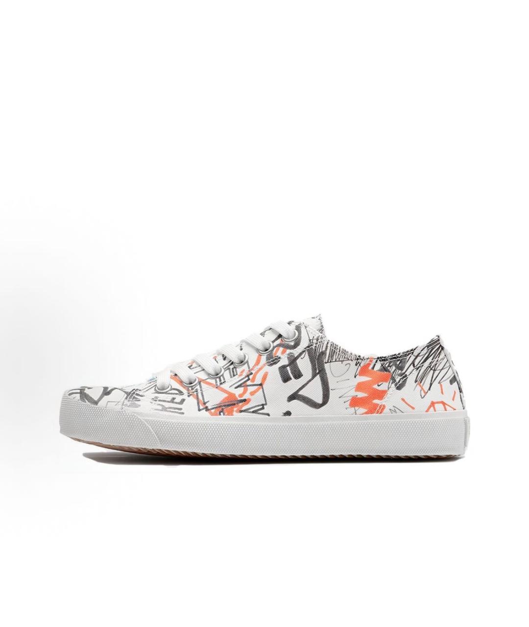 MAISON MARGIELA Мульти текстильные кеды, фото 8