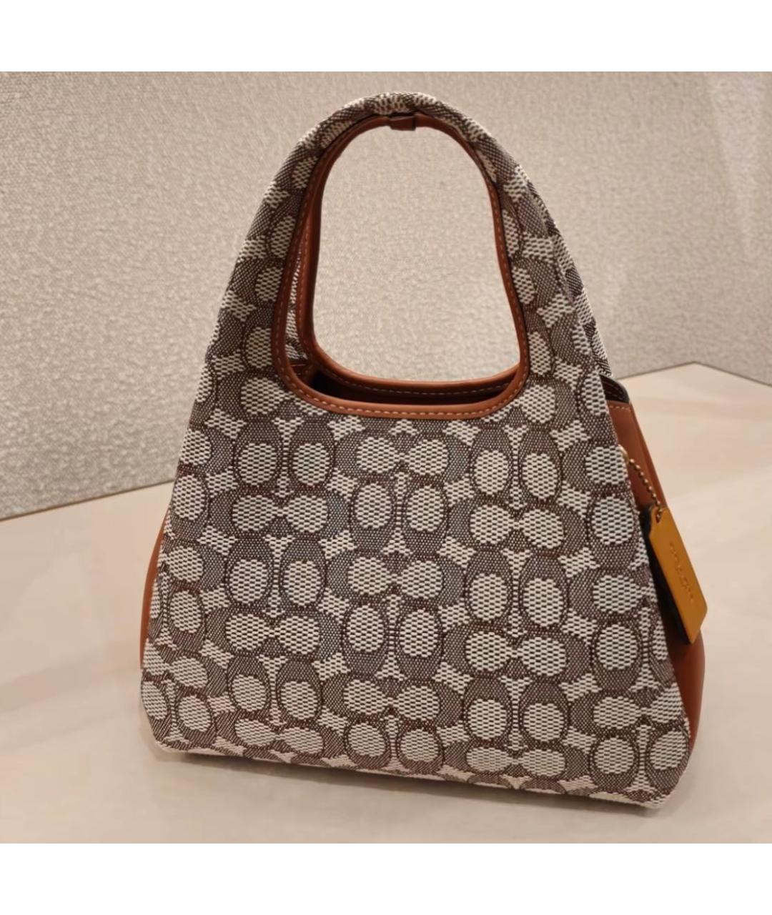 COACH Бежевая сумка тоут, фото 6