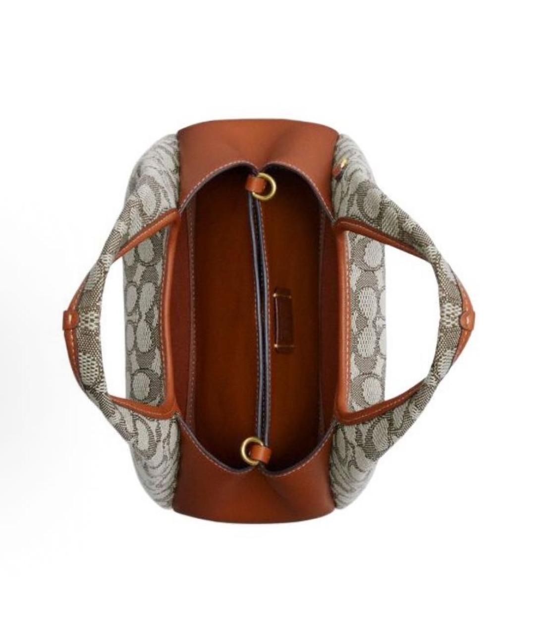 COACH Бежевая сумка тоут, фото 3