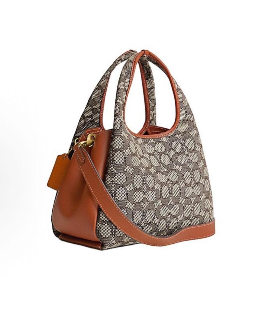 COACH Бежевая сумка тоут, фото 2