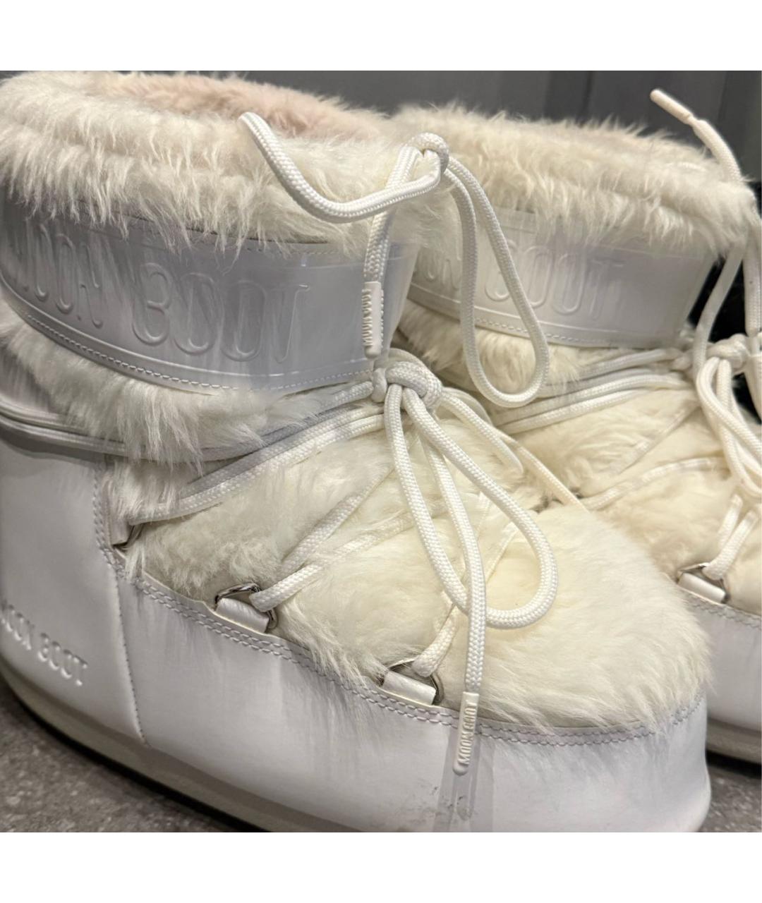 MOON BOOT Белые ботинки, фото 2