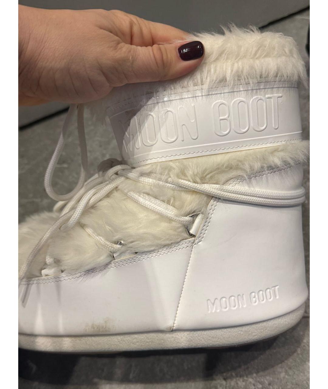 MOON BOOT Белые ботинки, фото 6