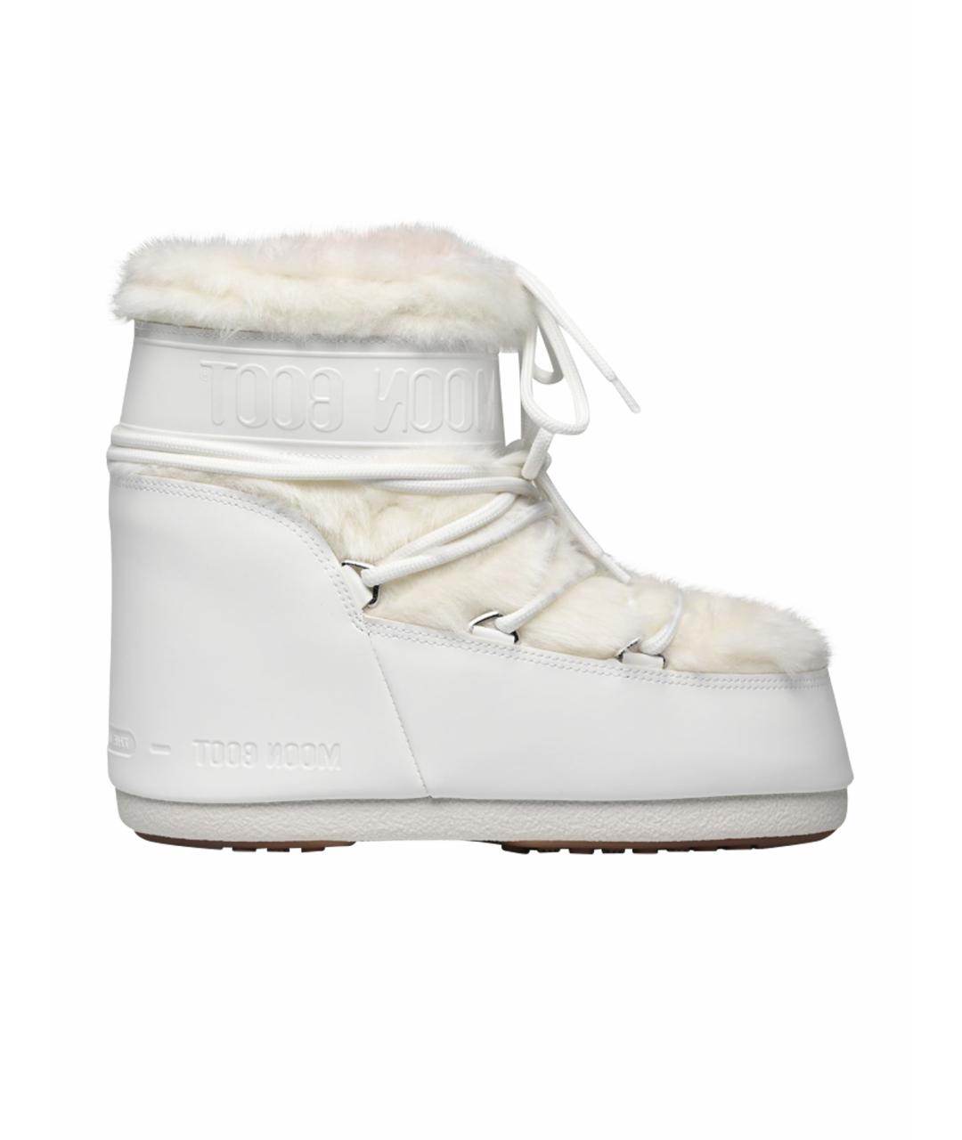 MOON BOOT Белые ботинки, фото 1