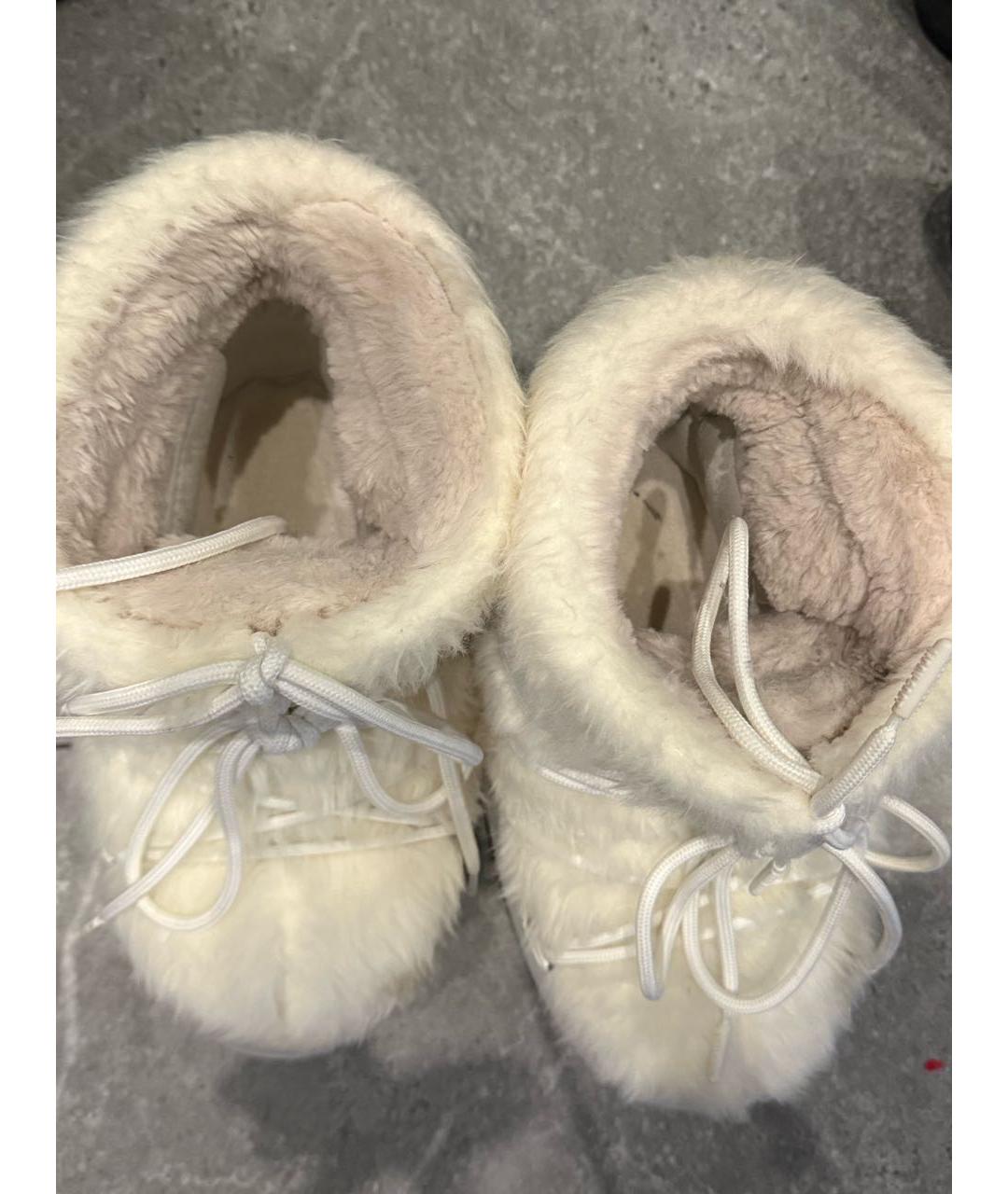 MOON BOOT Белые ботинки, фото 4