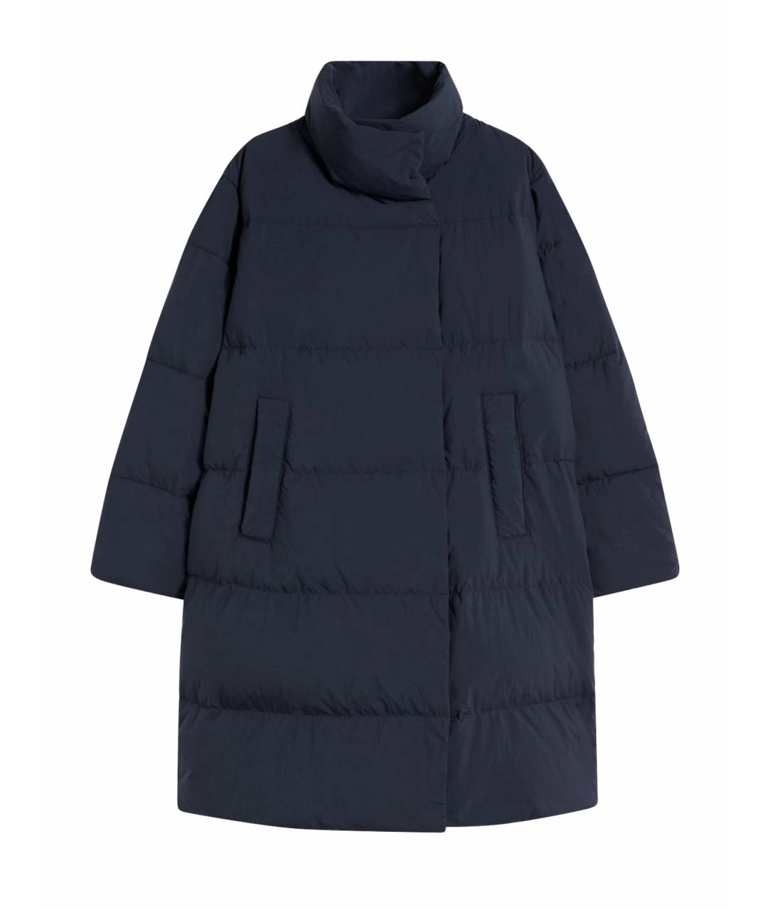 WEEKEND MAX MARA Синий полиэстеровый пуховик, фото 1