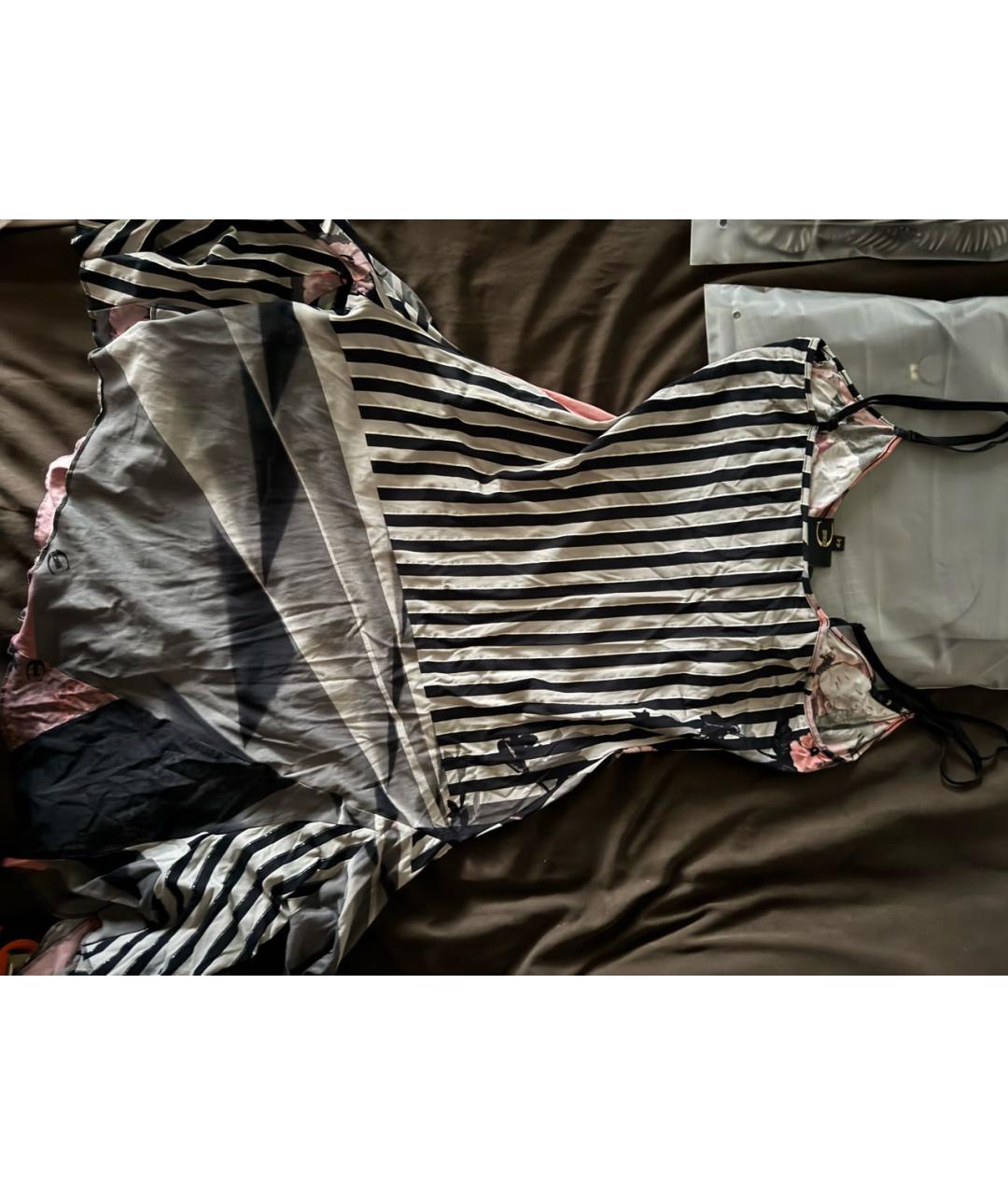 JUST CAVALLI Мульти хлопко-эластановый сарафан, фото 6